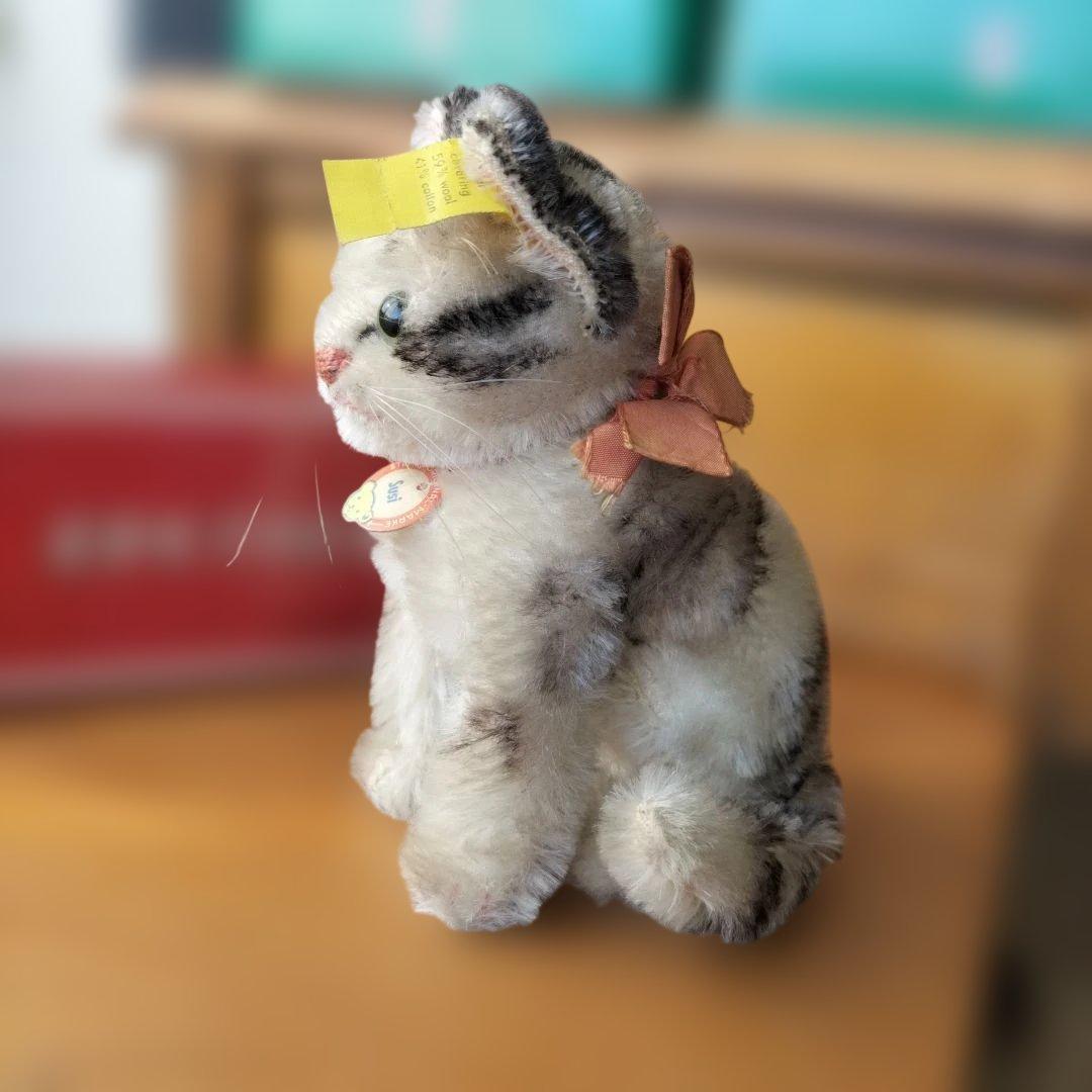 ビンテージ　シュタイフ　Susi キャット　猫
