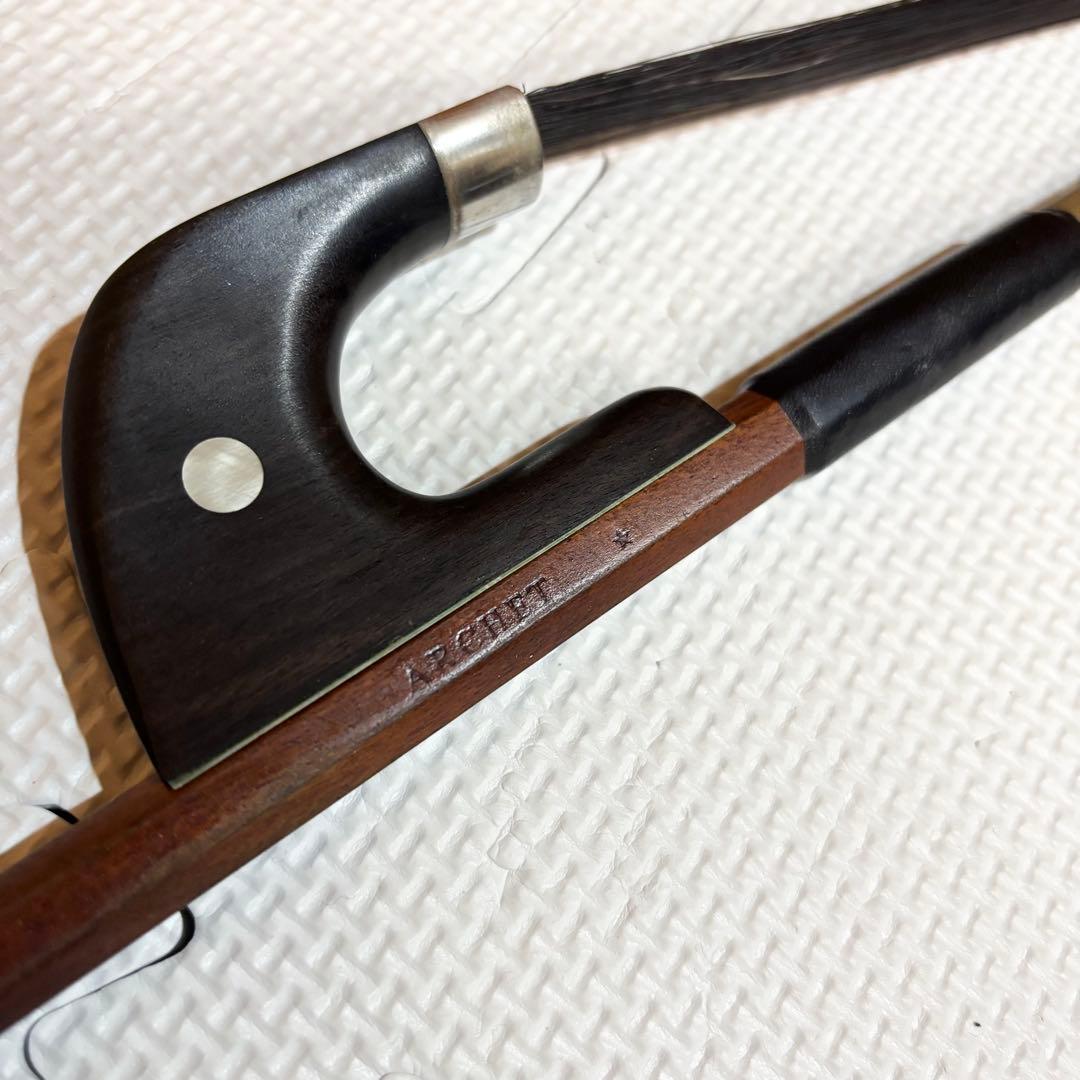 【廃盤品】Archet アルシェ HO4003 コントラバス弓 フェルナンブコ材