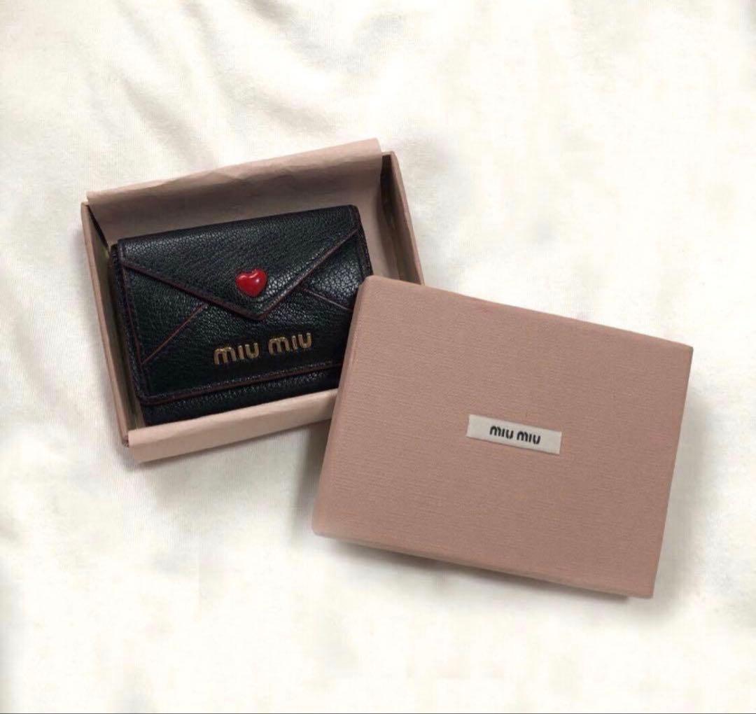 miumiu ラブレター三つ折り財布✨️お値下げ可能♥️☆☆