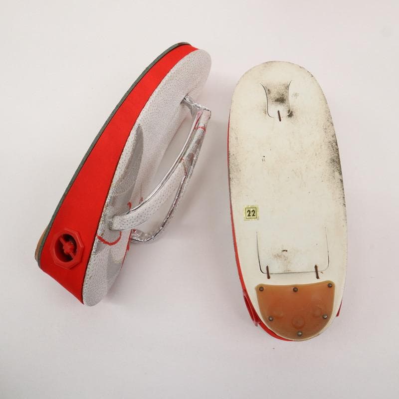 七五三着物11点セット7歳 女の子　束ね熨斗に鞠　子供着物　赤 化繊 11RR2