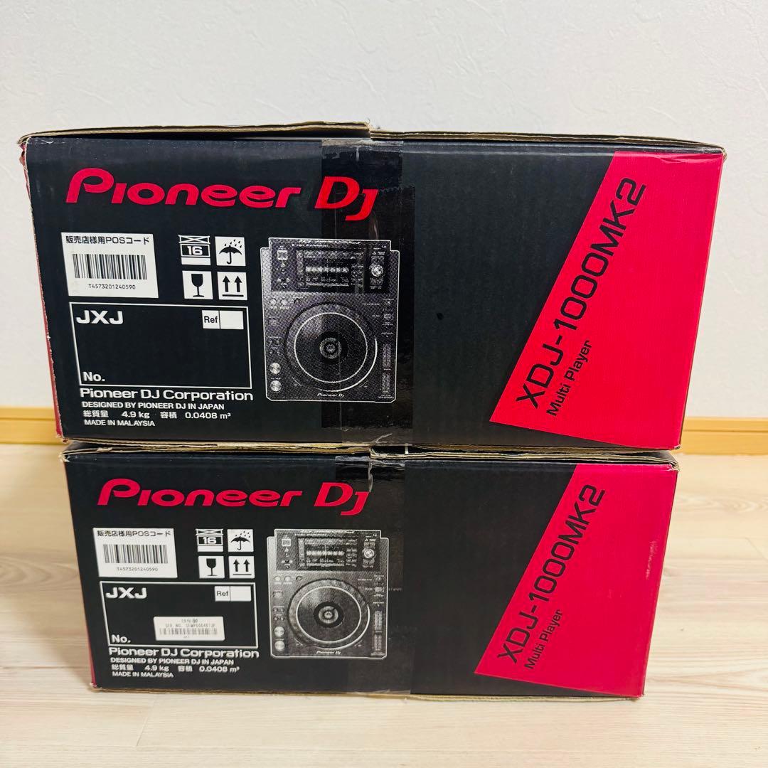 XDJ1000mk2ペア （オヤイデRCA×2、ケーブルケース付属）