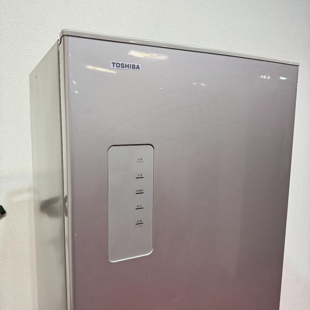 東京23区送料無料　美品東芝5ドア冷蔵庫　426L製氷機有　GR-J43G