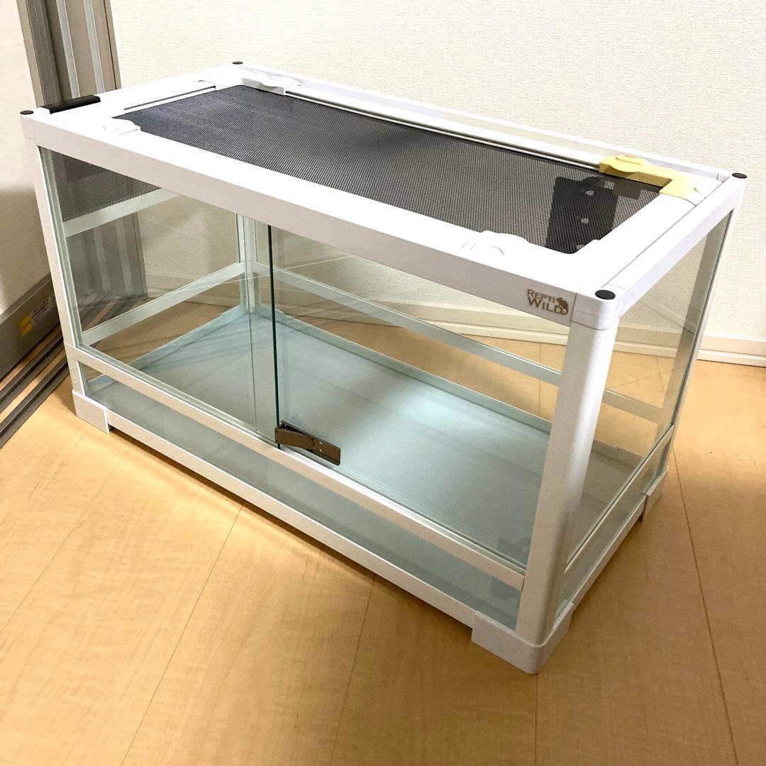 【いちな】パンテオンＷＨ6035 爬虫類ケージ ガラス製　サンコー