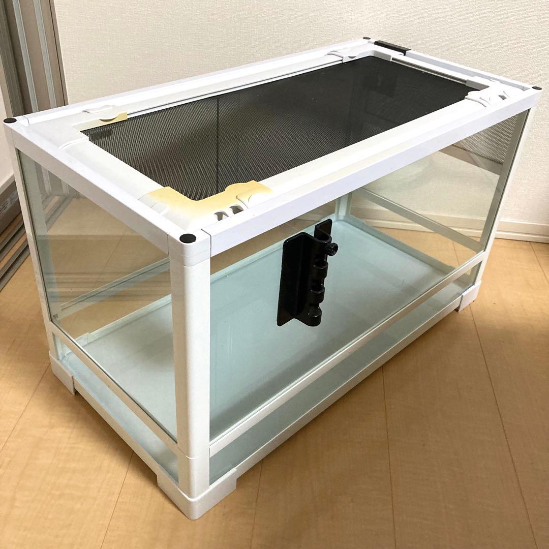 【いちな】パンテオンＷＨ6035 爬虫類ケージ ガラス製　サンコー