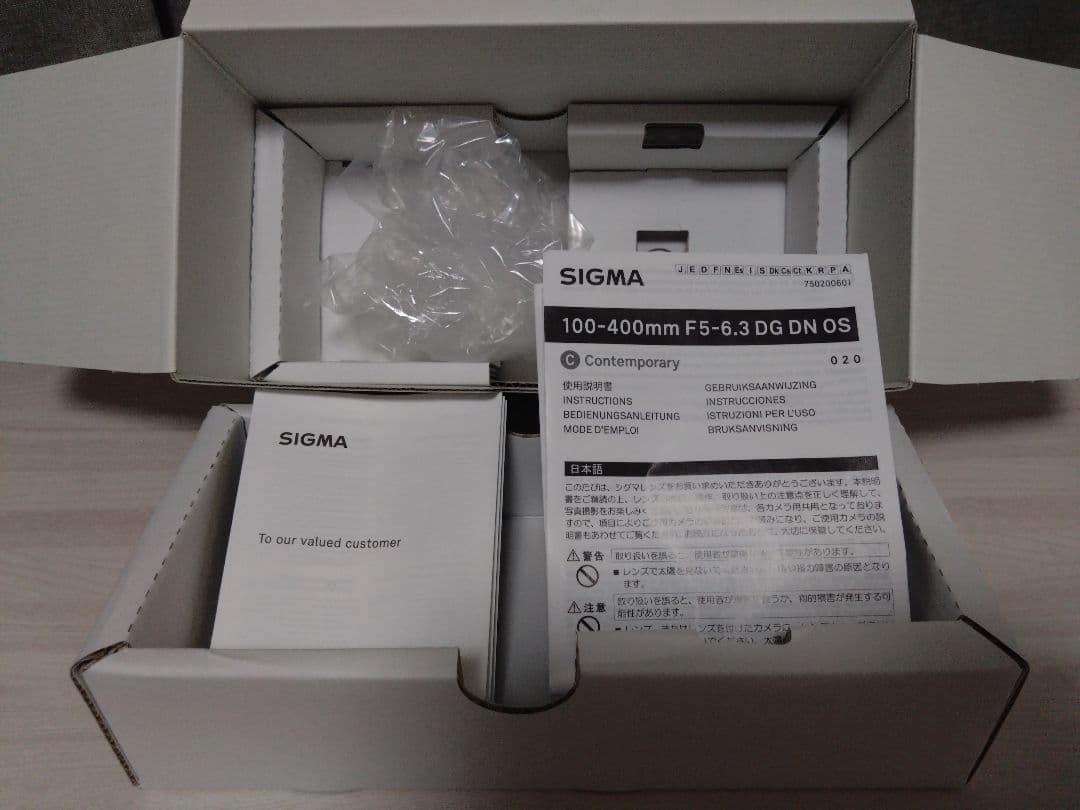再出品SIGMA 100-400mm F5-6.3 DG DN OS　Eマウント