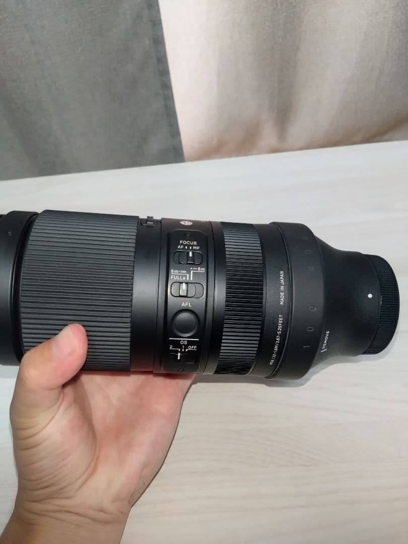 再出品SIGMA 100-400mm F5-6.3 DG DN OS　Eマウント