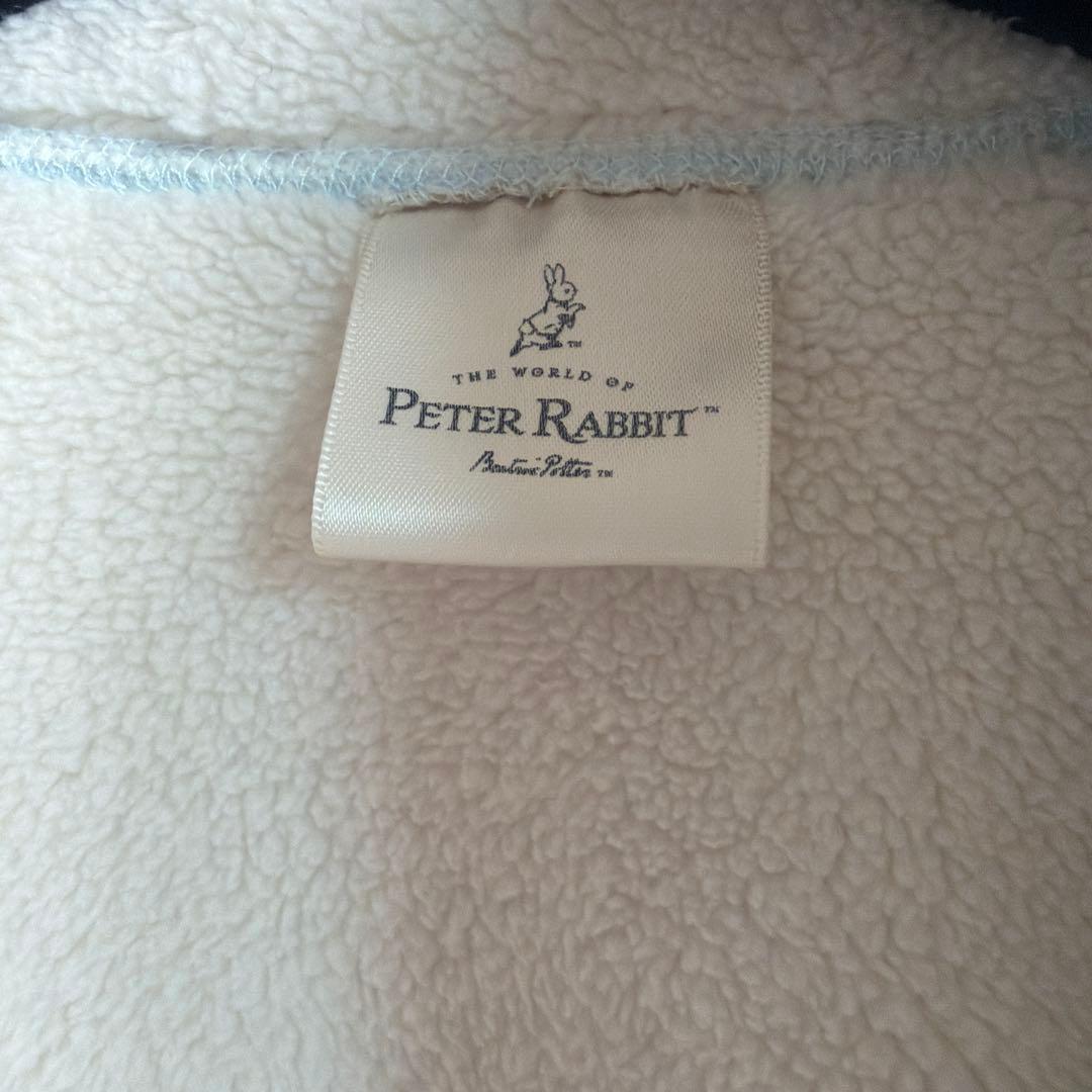ピーターラビット フリースルームウェア 水色