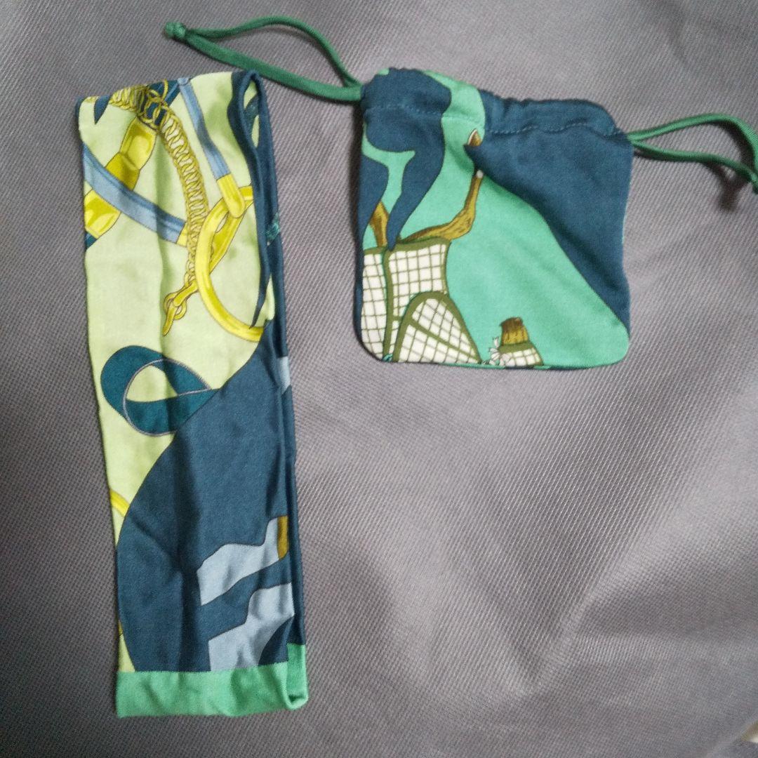 美品 HERMES エルメス ヘアバンド 袋付き