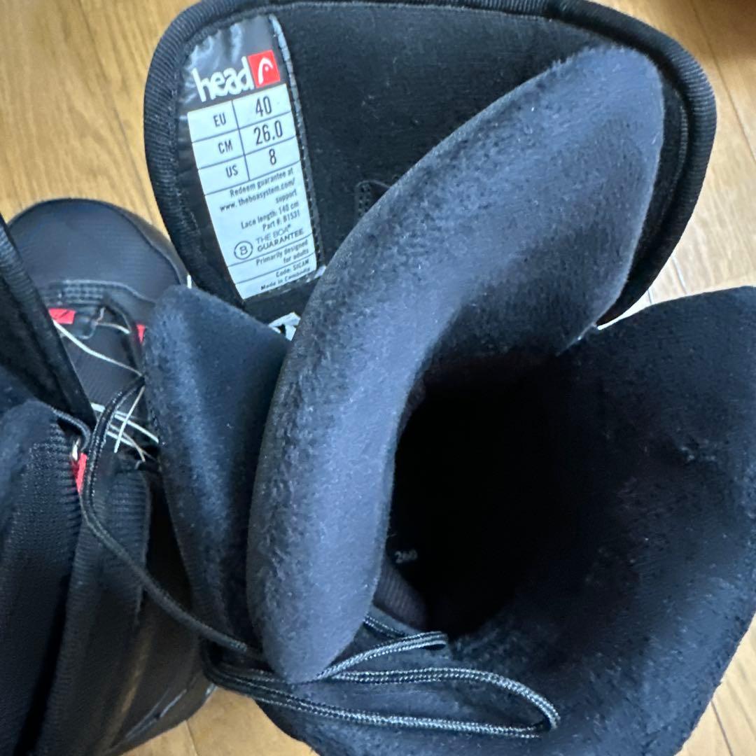 【週末値下げ中】スノボブーツ　【head】 1回使用