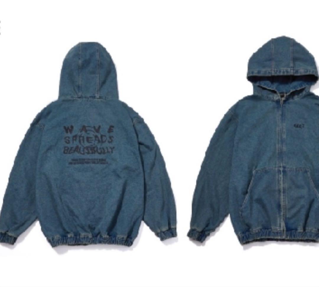 【S size】JIMINデニムジップフーディー