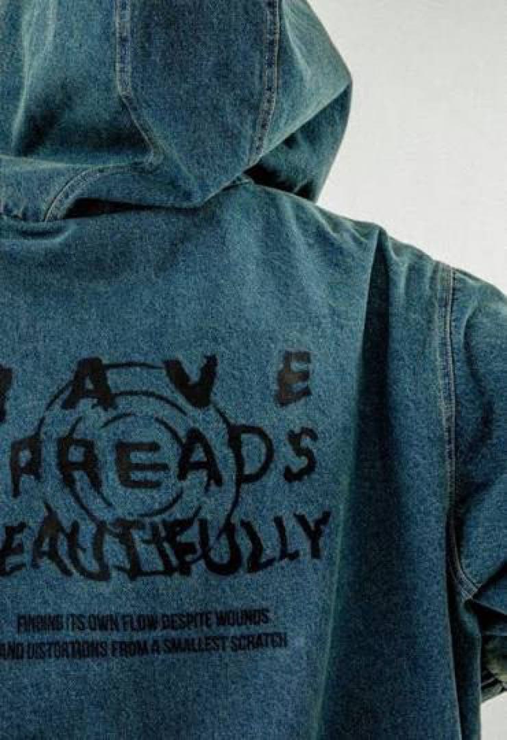 【S size】JIMINデニムジップフーディー