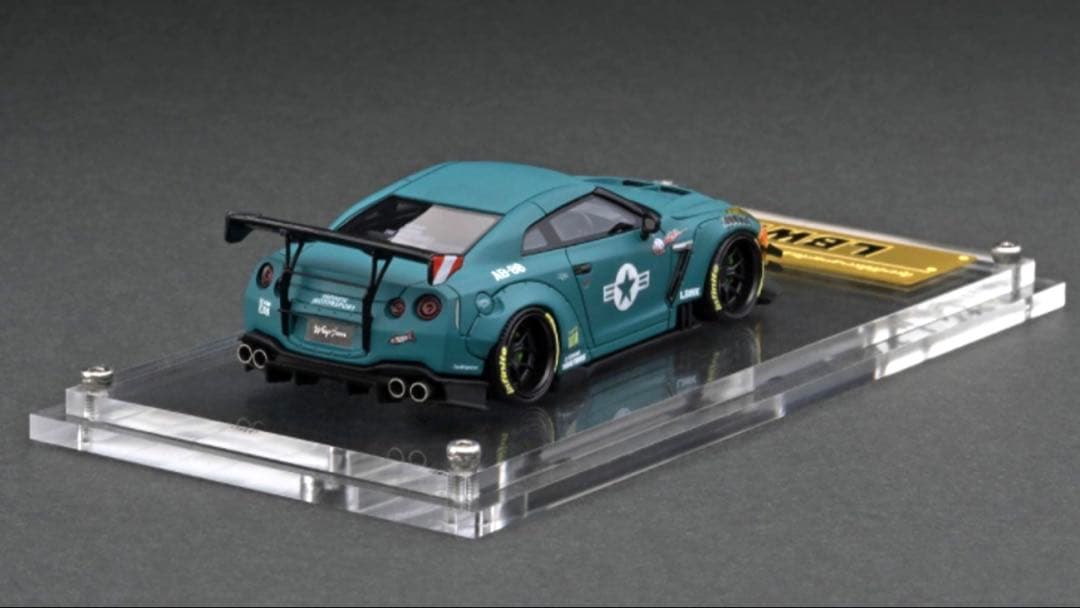 Liberty Walk GT-RR35 Matte Green フィギュア付