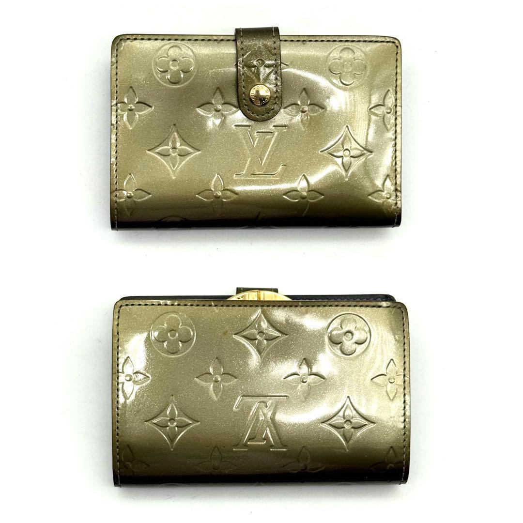 【新品近い】新型 ルイヴィトン ヴェルニ ポルトフォイユ ヴィエノワ がま口財布