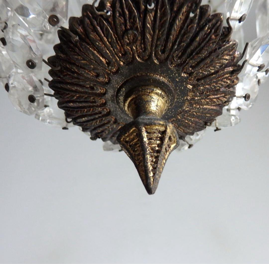 チェコ製　ヴィンテージ　照明　シャンデリア　ペンダントライト