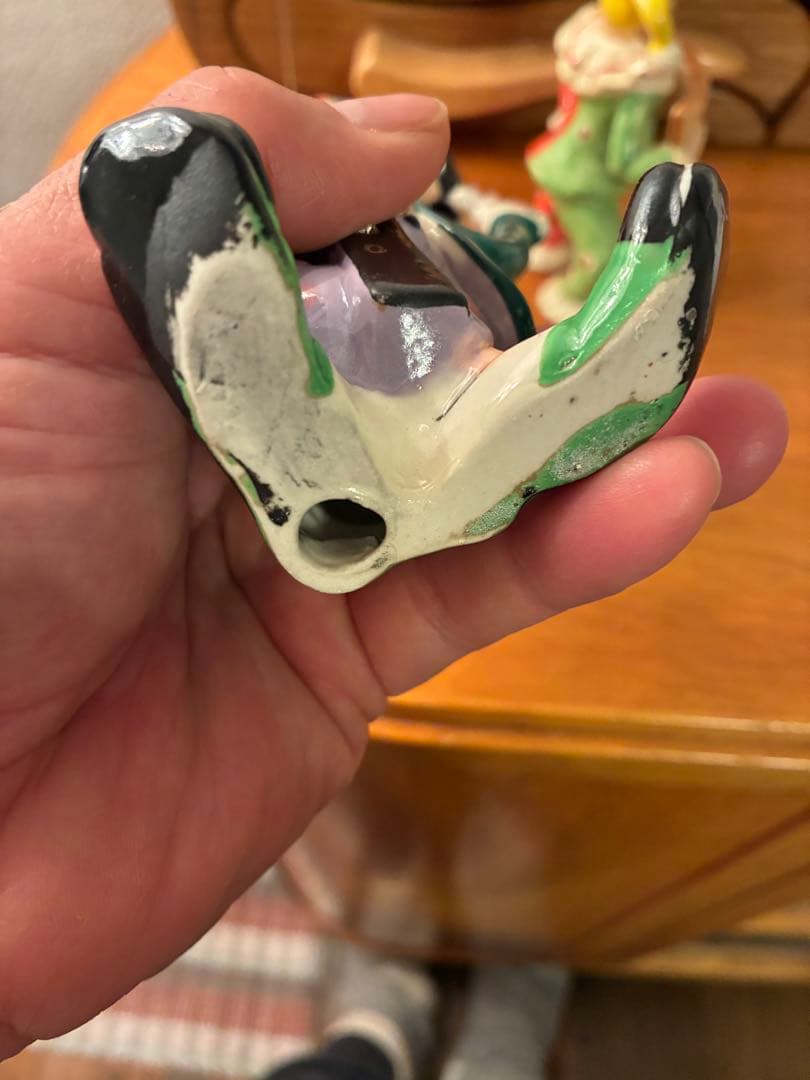 ビンテージ50s ミッドセンチュリー ジェスチャー　ハーレクイン　ピエロ　レトロ