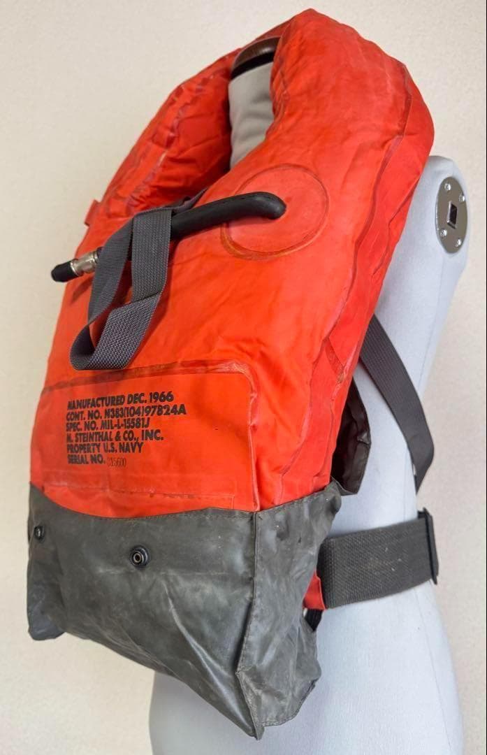 米軍 実物 ライフプリザーバー USN