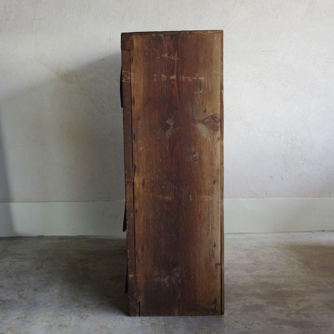 MM！古家具　パタパタ扉の収納棚　本棚