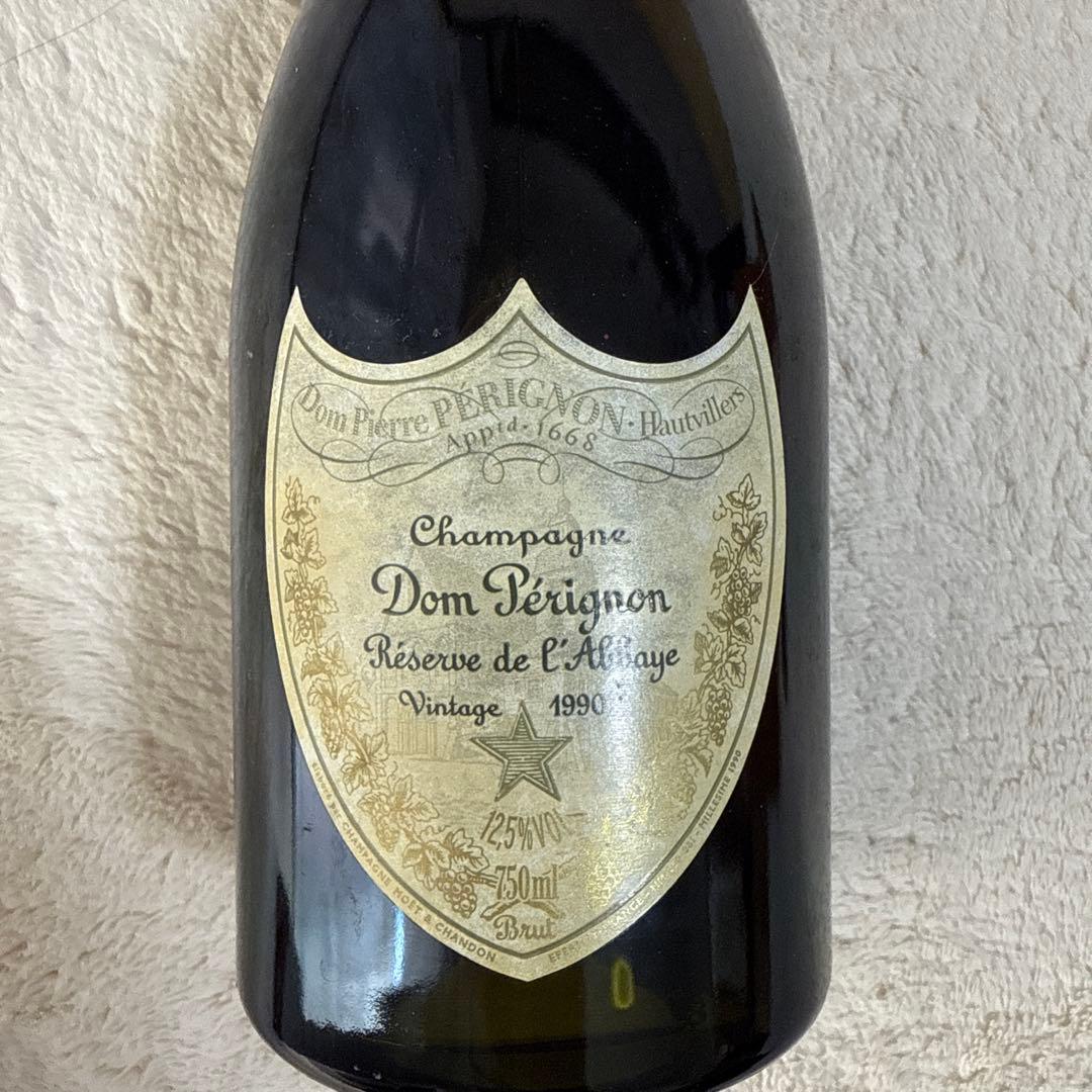 Dom Pérignon シャンパン ゴールド1990年 750ml 木箱付き