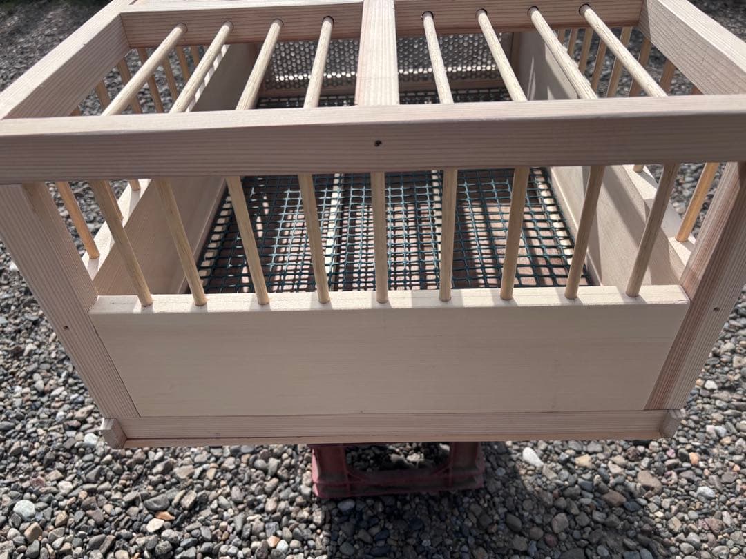 レース鳩用木製放鳩カゴ