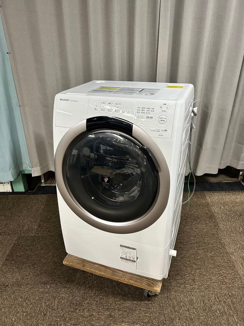 シャープ　ドラム式洗濯乾燥機　ES-S7K-CL 2025年式　中古美品
