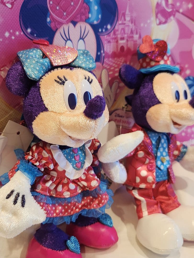 ディズニー　パルパルーザ　ミニー　ファンダーランド　ぬいぐるみバッジ