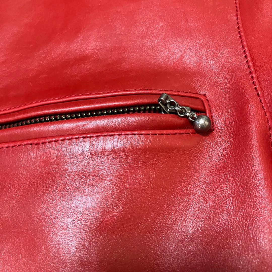 ジャケット・アウター Liugoo Leathers riders jacket lamb y2k