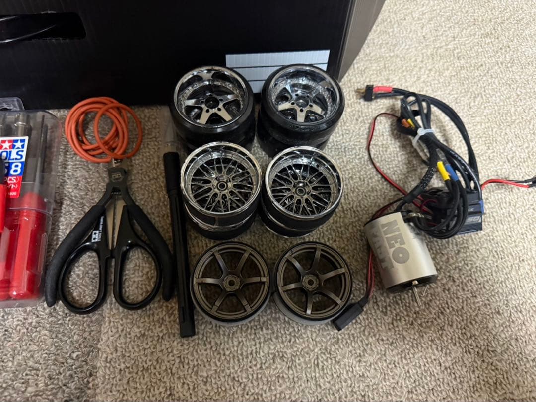 最終値下げ！RDX オプション多数！M17プロポ、充電器