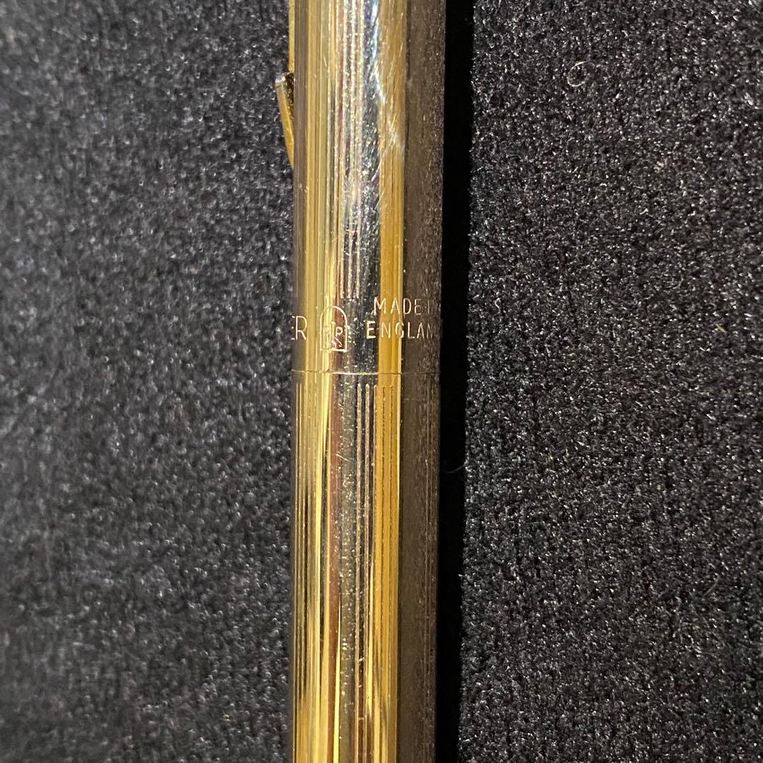 【美品】 PARKER パーカーボールペン アロー ゴールド 3連ダイヤ？装飾