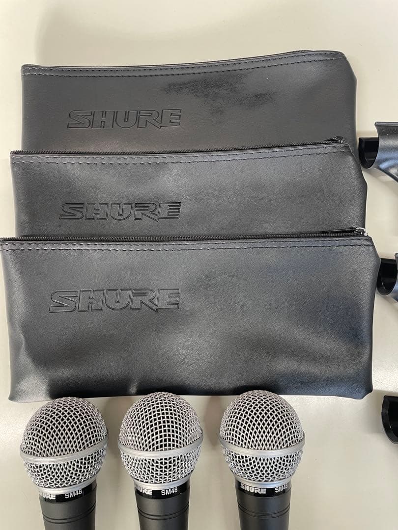 SHURE SM48 ダイナミックマイク 3本セット