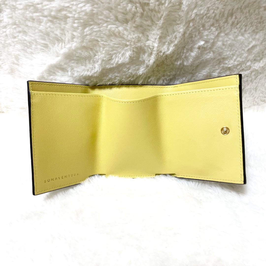 【未使用級✨】 ボナベンチュラ 三つ折り 財布 スモール ウォレット ベージュ