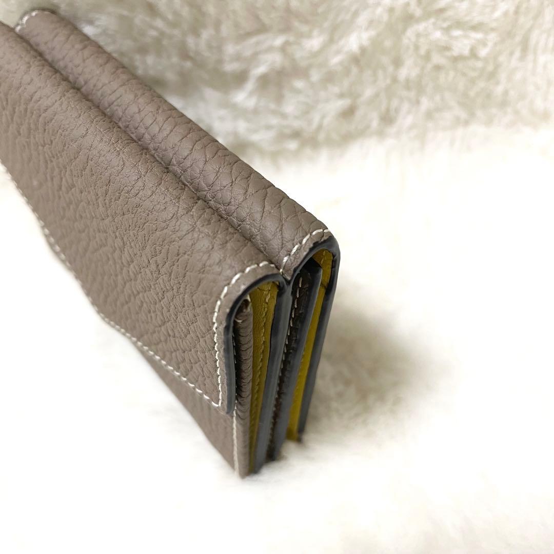 【未使用級✨】 ボナベンチュラ 三つ折り 財布 スモール ウォレット ベージュ