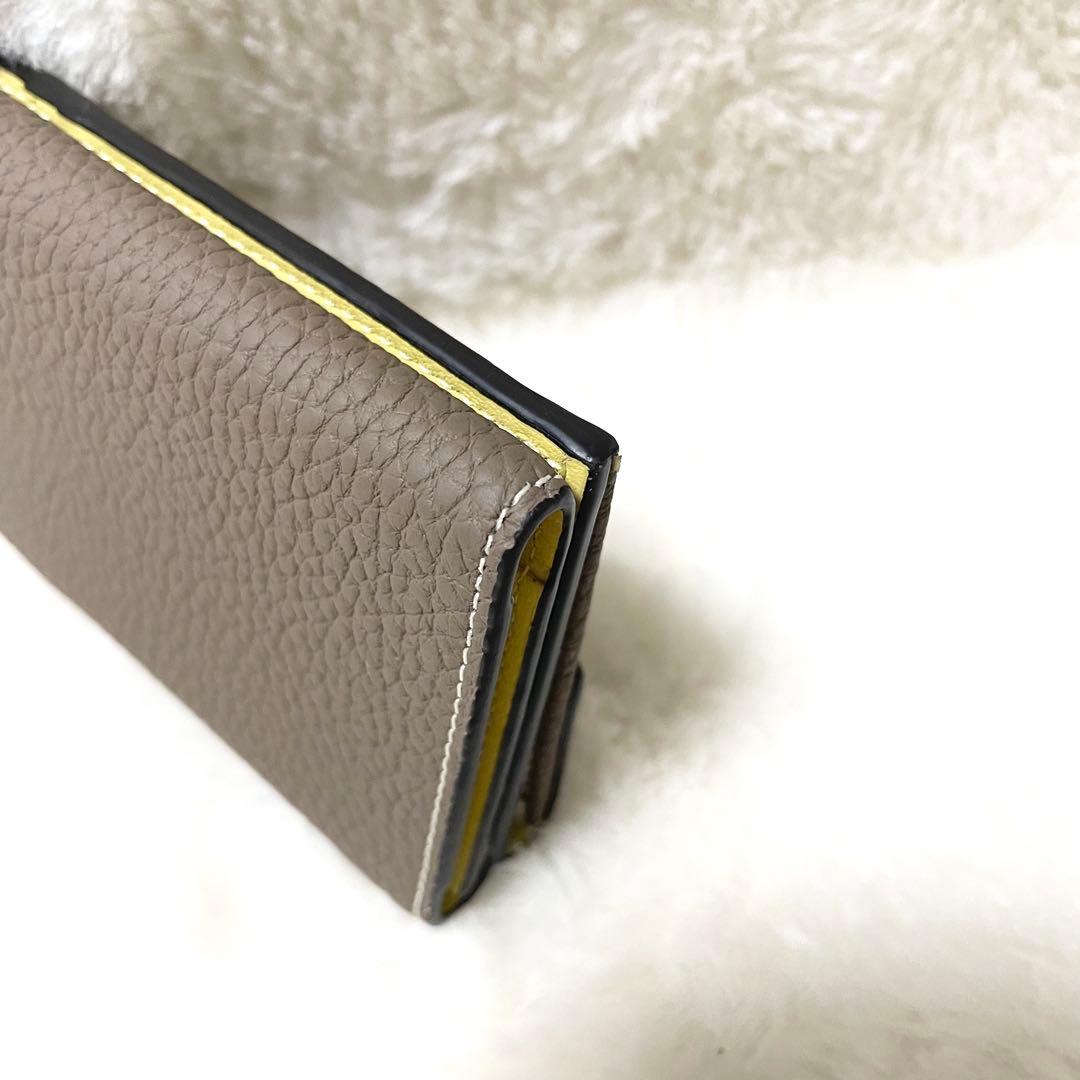 【未使用級✨】 ボナベンチュラ 三つ折り 財布 スモール ウォレット ベージュ