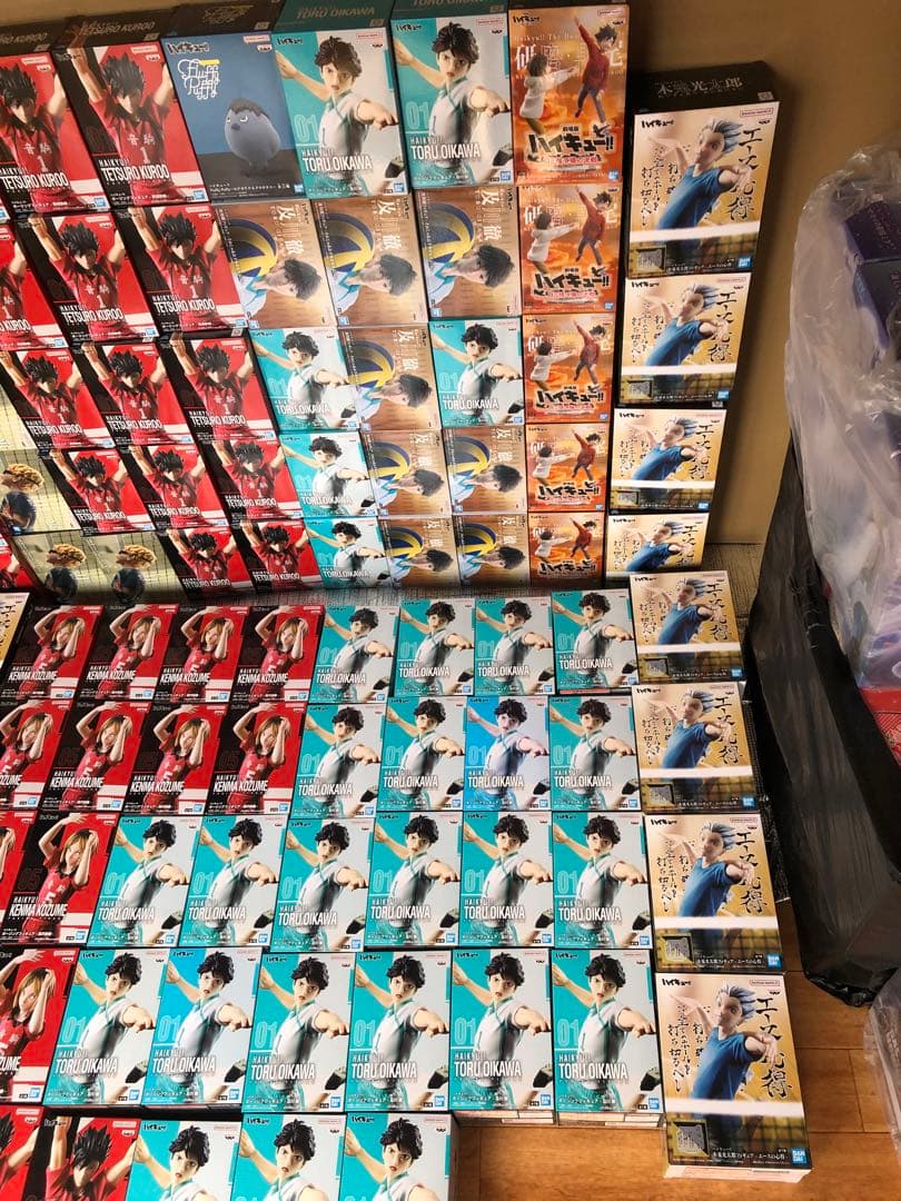 ハイキュー！　フィギュア　まとめ売り　黒尾　研磨　及川　蛍　ポージング　92個