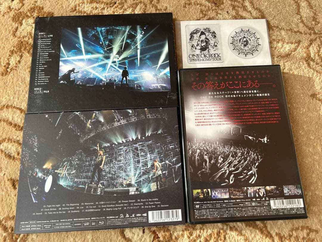 【値下げ】ワンオクONEOKROCK CD DVD タオルステッカー付まとめ売り