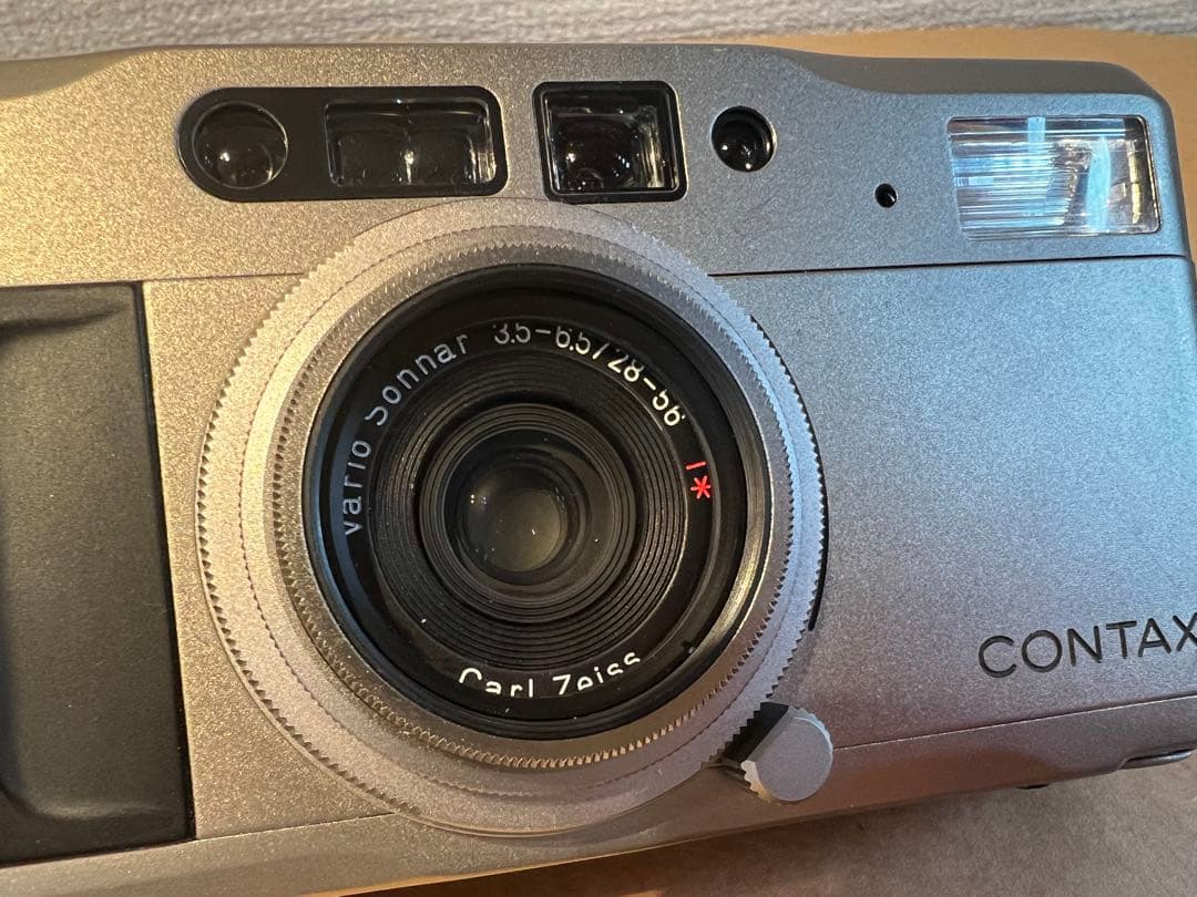 CONTAX TVS 中古 純正レンズキャップ、フード、プロテクター付き　箱なし