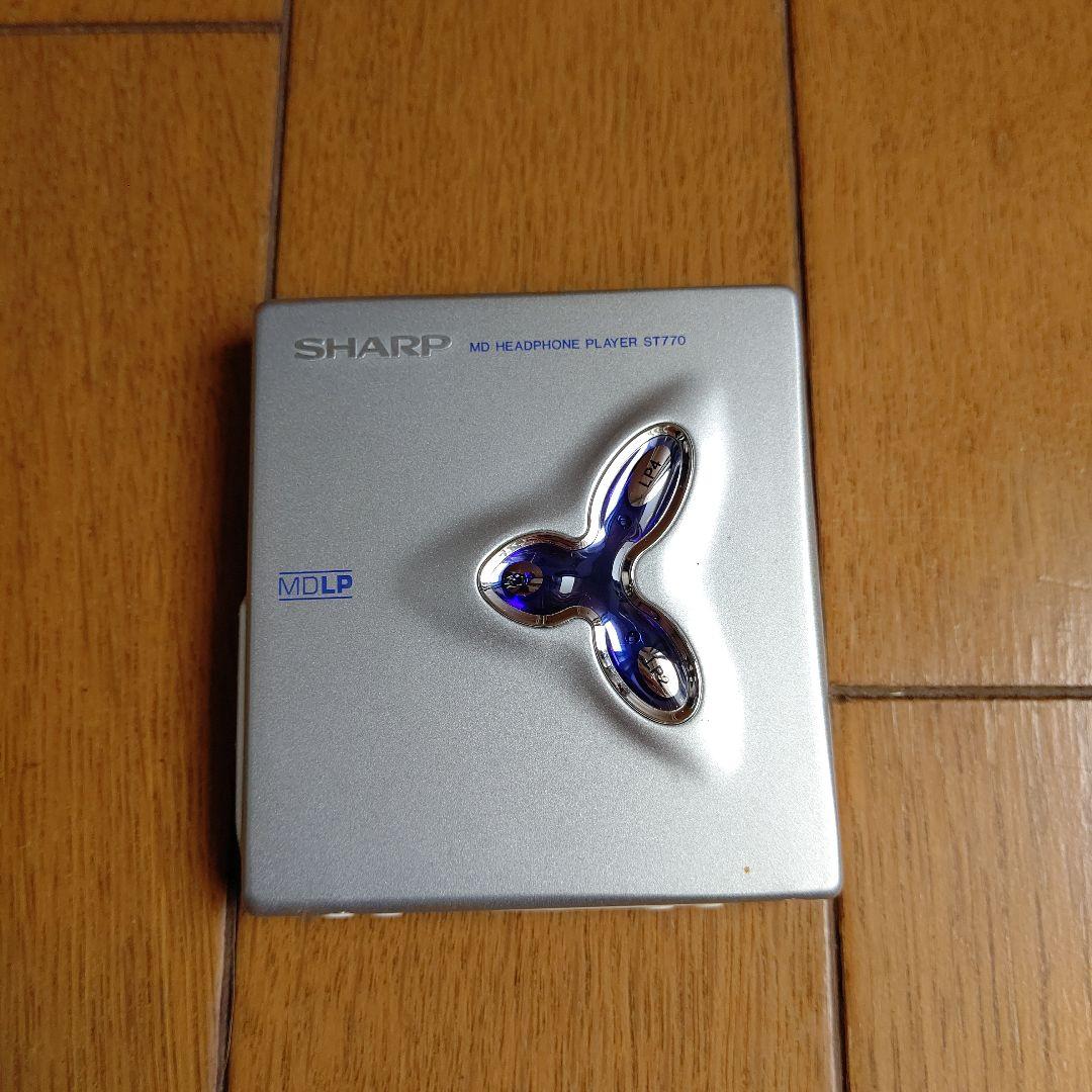 SHARP MDヘッドホンプレーヤー MD-ST770-S