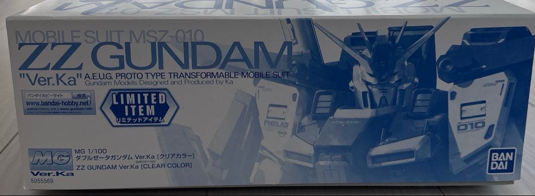 MG 1/100ダブルゼータガンダムVer.Kaクリアカラー