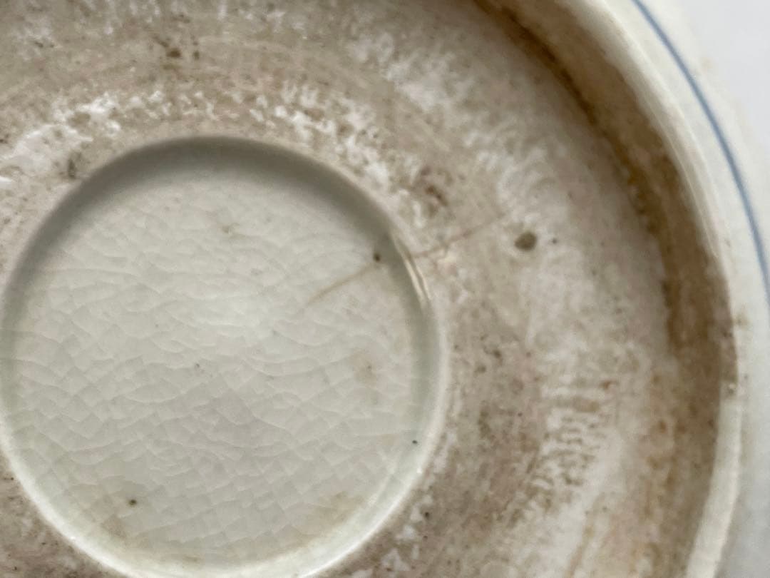 骨董　アンティーク　古伊万里　色絵　花唐草文様　膾皿　なます皿　2枚