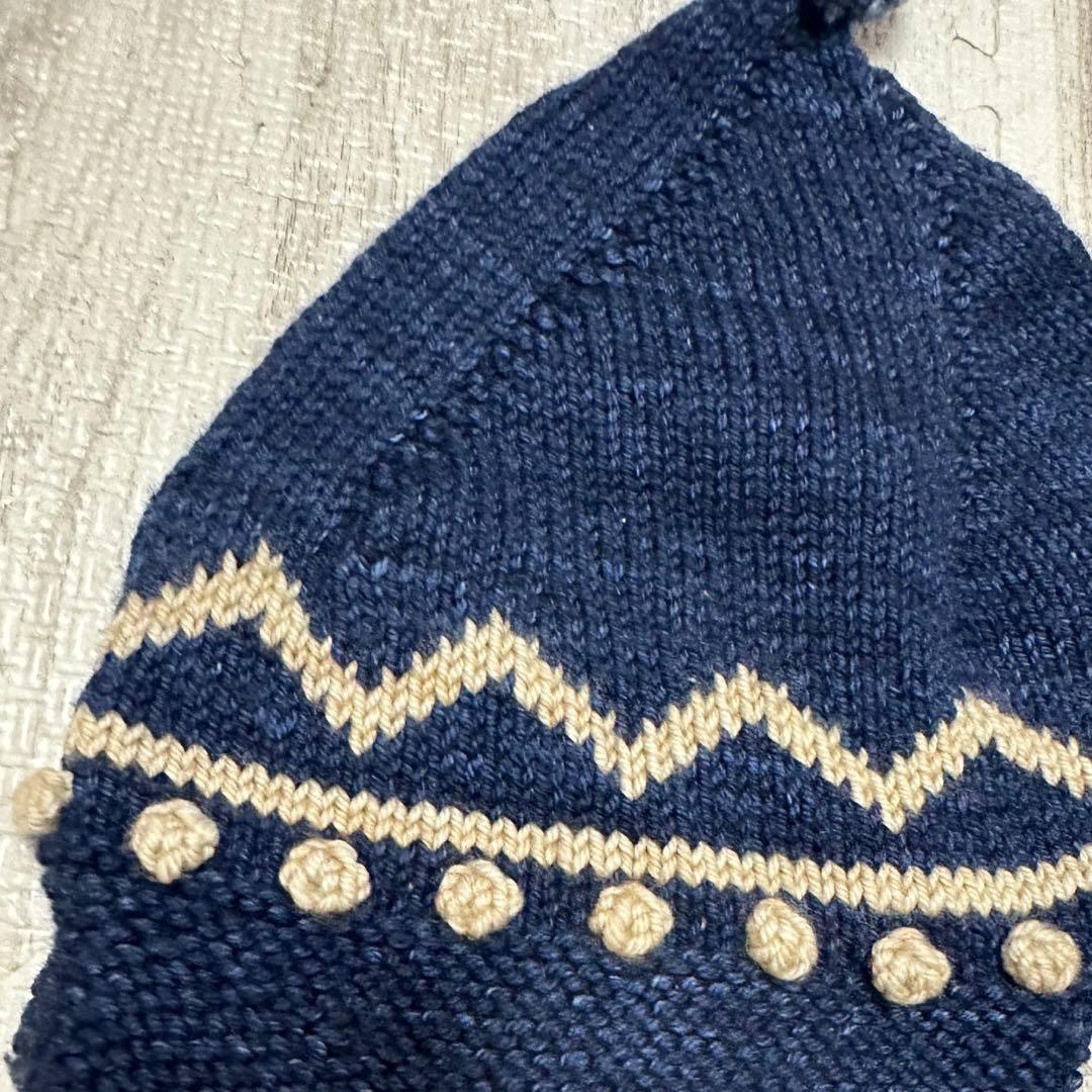 帽子 misha&puff zigzag pointy ink