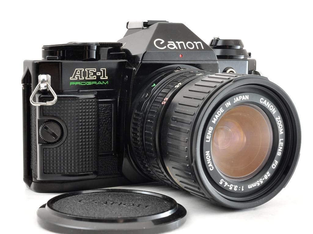 キヤノン AE-1 PROGRAM ブラック NFD 28-55mm 動作確認済