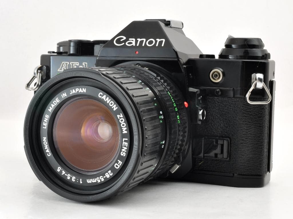 キヤノン AE-1 PROGRAM ブラック NFD 28-55mm 動作確認済