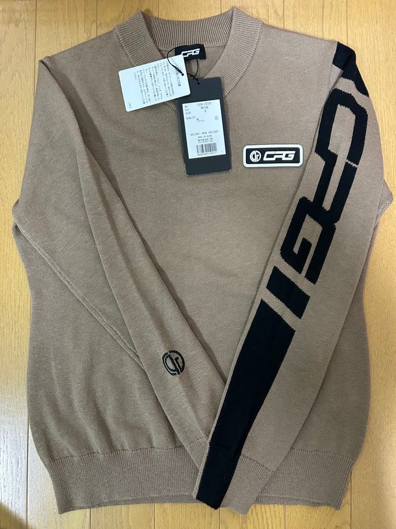 【新品】CPG GOLF セーター　ニット　Vネック　タグ付き　ゴルフ