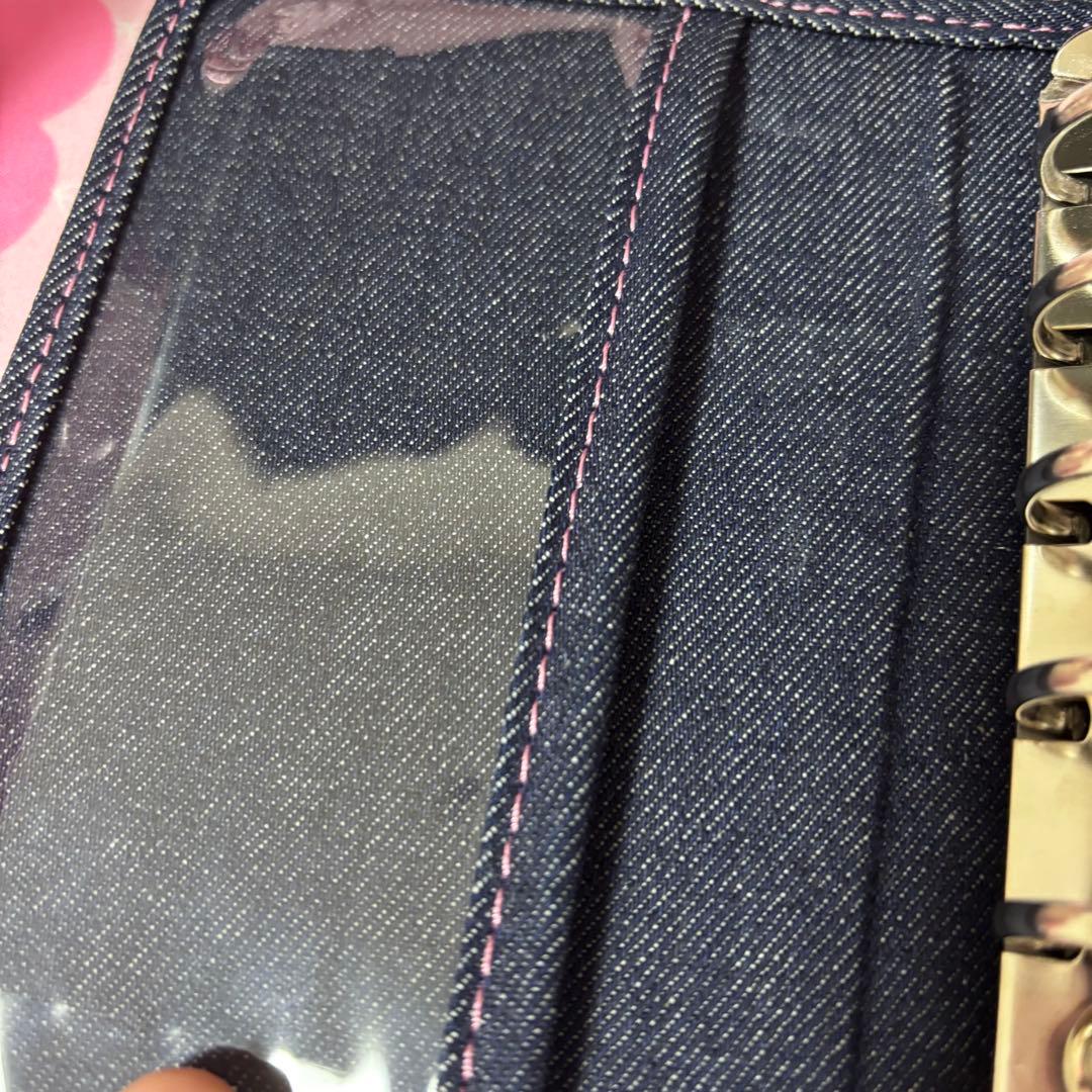 MERING メリング シール帳 デニム イチゴ うさぎ バインダー