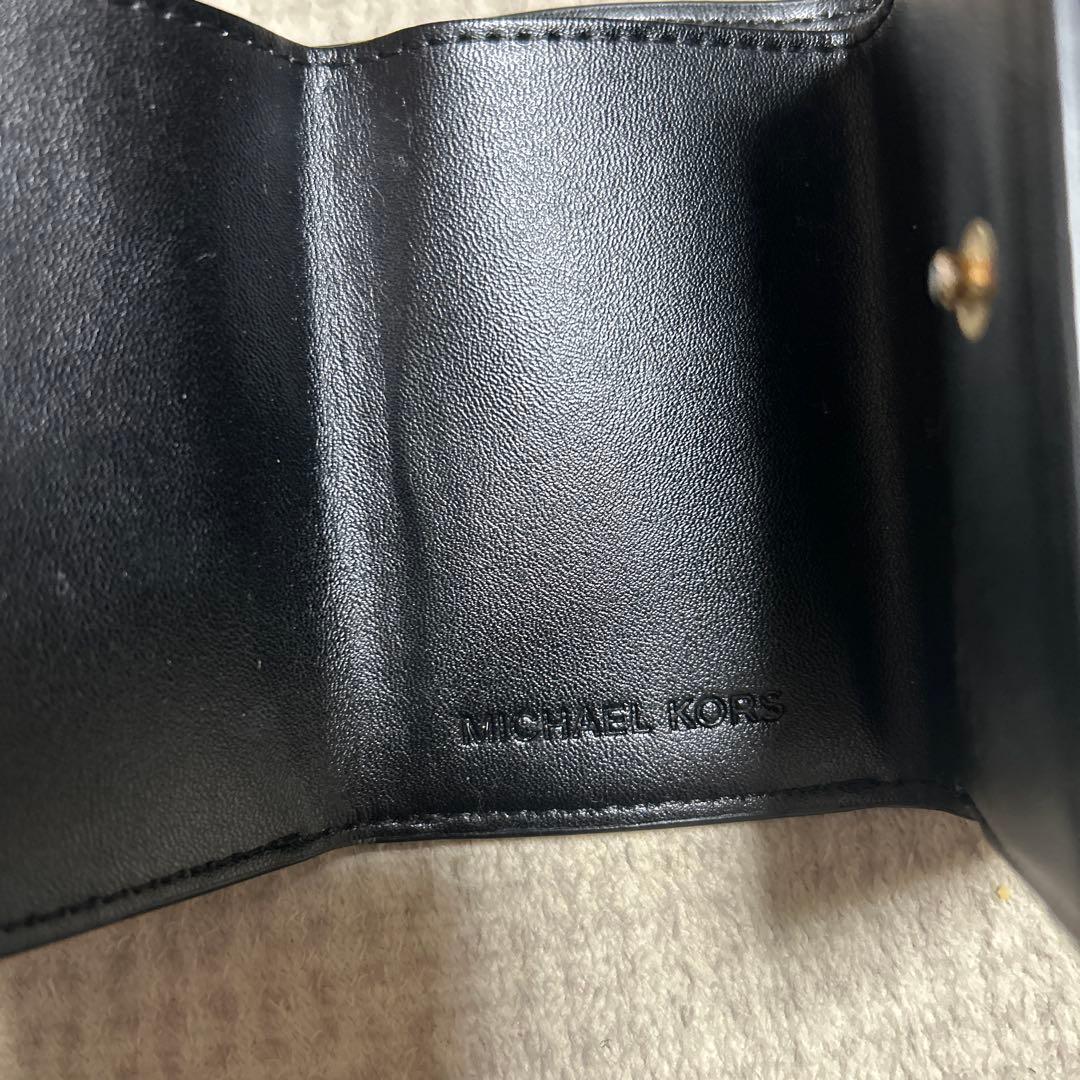 マイケルコース 小銭　財布　折り畳み　黒