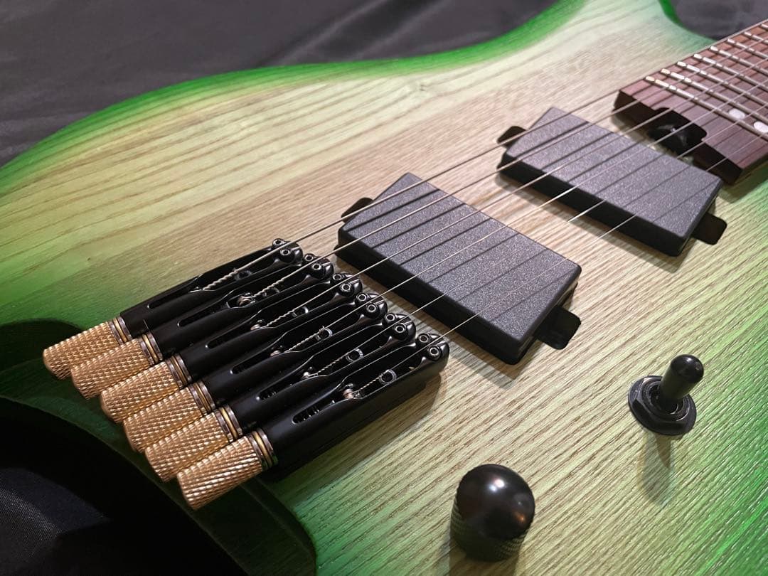 K*K様 ノーブランド ヘッドレスギター ★ グリーンサンバースト