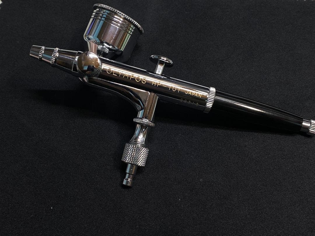 オリンポス エアブラシ エアーブラシ 0.3㎜ Wアクション 新品購入後使用少