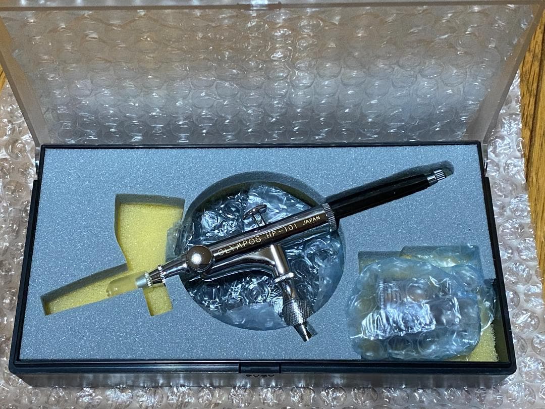 オリンポス エアブラシ エアーブラシ 0.3㎜ Wアクション 新品購入後使用少