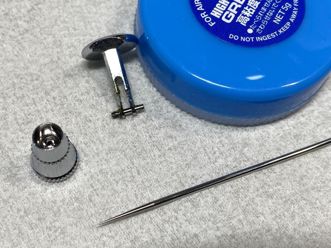 オリンポス エアブラシ エアーブラシ 0.3㎜ Wアクション 新品購入後使用少