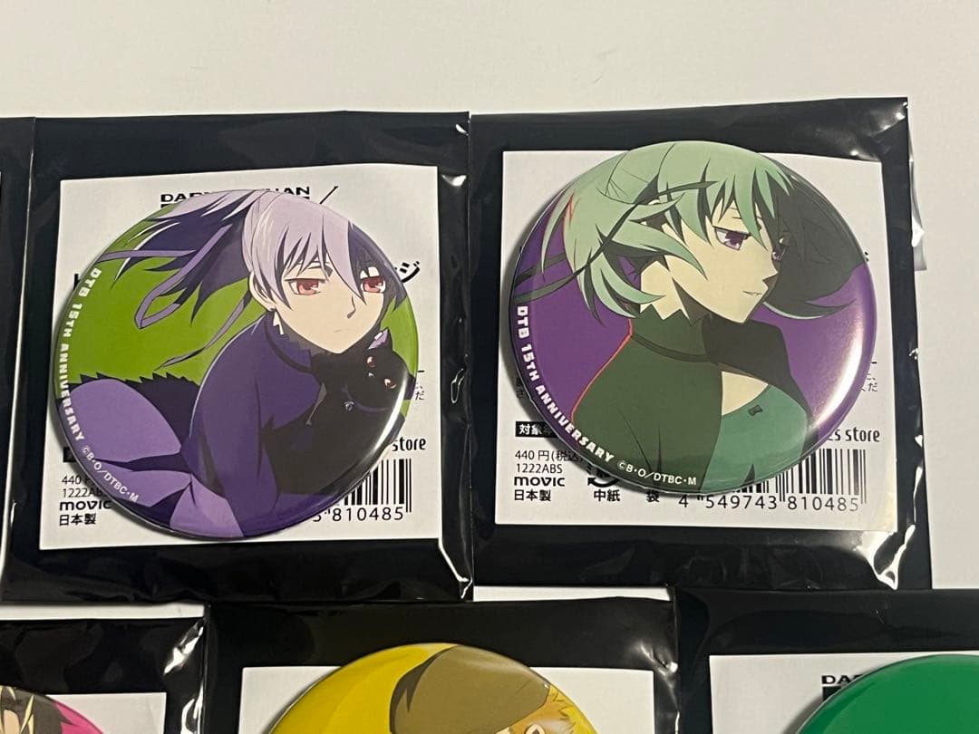 DARKER THAN BLACK 缶バッジ 8種まとめ売り