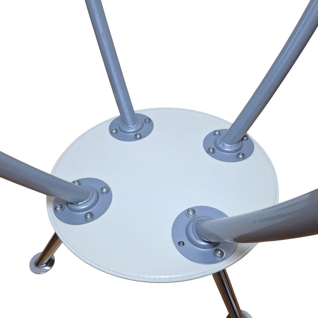 ヴィンテージ調 ガラス ダイニングテーブル 高級モダンデザイン 丸型